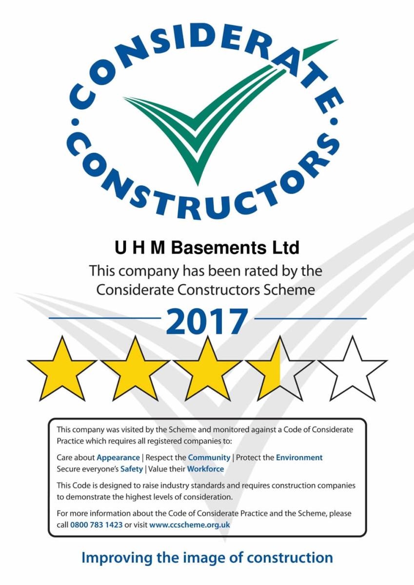 Star Rated Site Award, 2017
